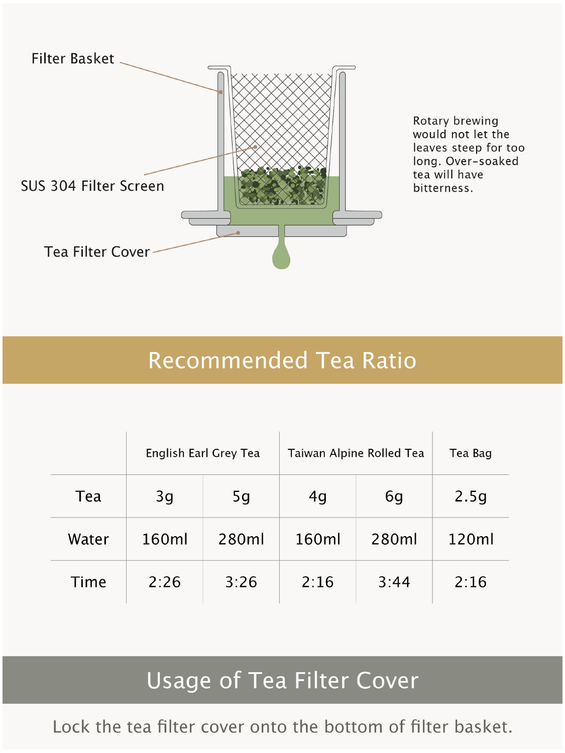 Oceanrich X7 3-in-1  Rotating Pour-Over Coffee and Tea Maker